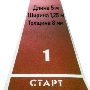 Купить Дорожка для разбега 5 м х 1,25 м. Толщина 8 мм в Адыгейске 