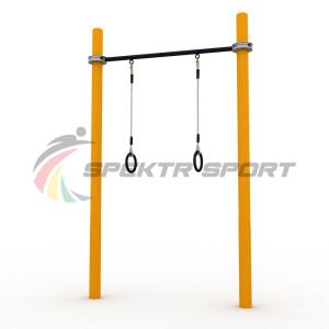 Купить Турник классический для занятий Воркаут с кольцами SP WRK-07 + Rings_76mm в Адыгейске 