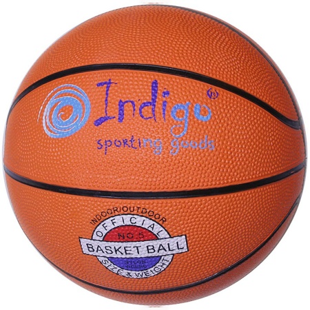Купить Мяч баскетбольный Indigo №5 в Адыгейске 